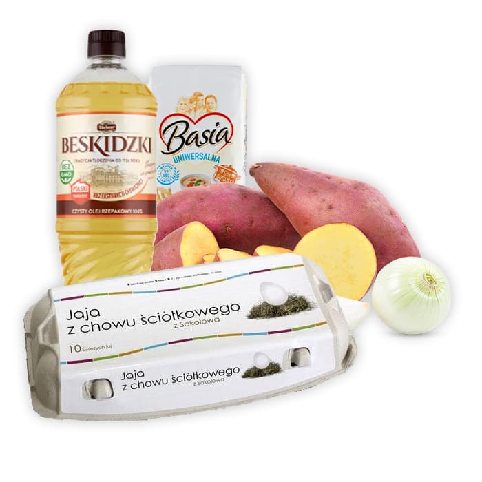 MULTIPAK Zestaw na placki z batatow.