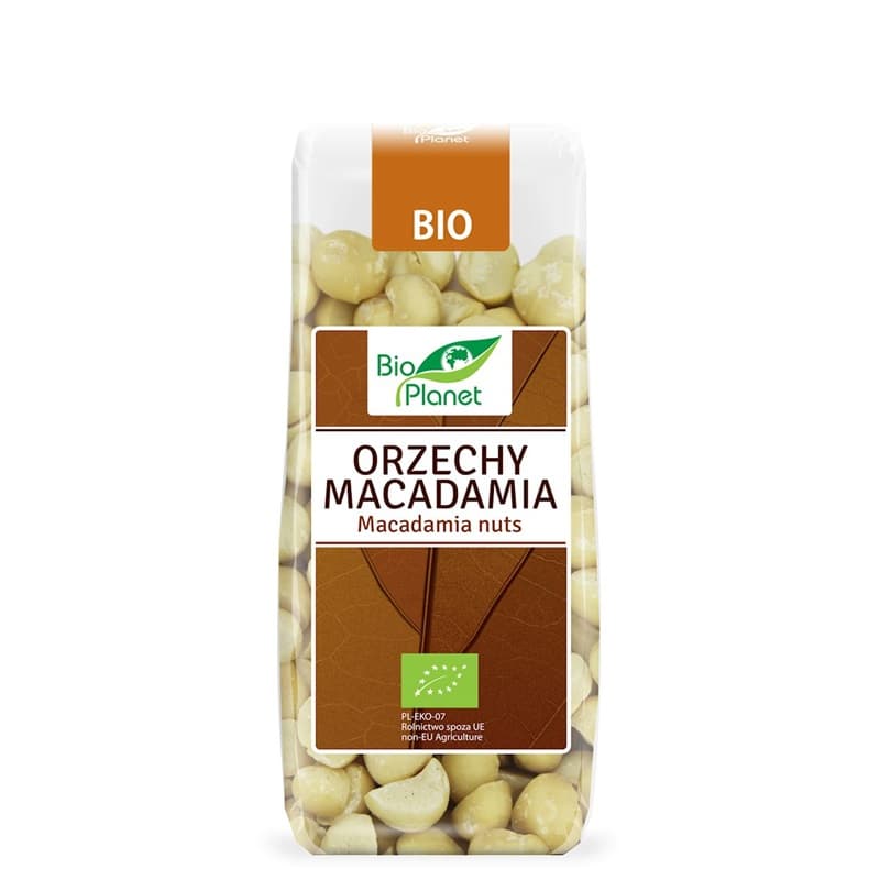 BIO PLANET Orzechy macadamia BIO. 187,25 zl/kg