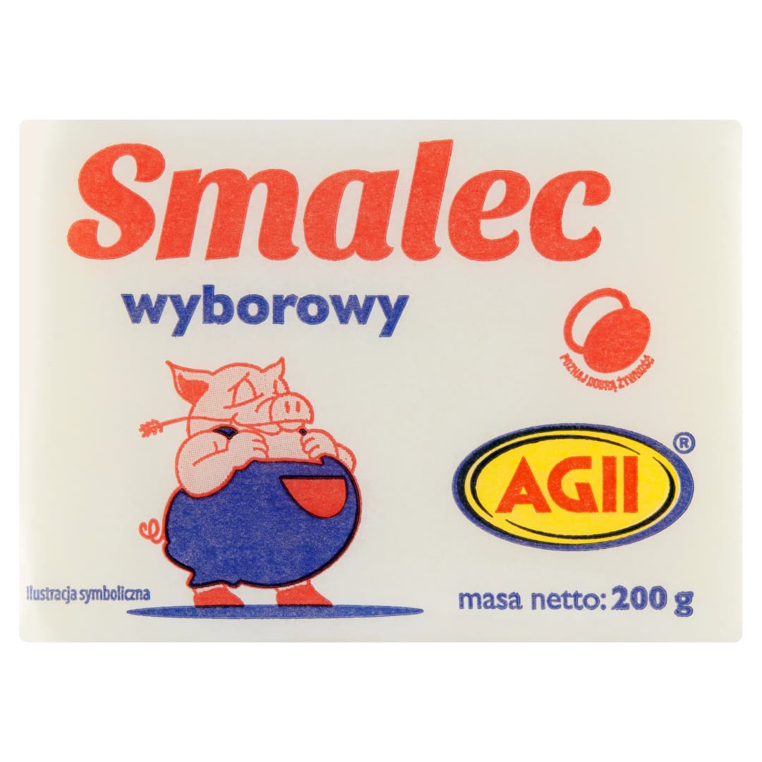AGI Smalec czysty wieprzowy. 12,45 zl/kg