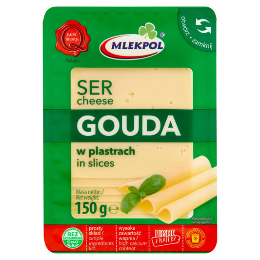MLEKPOL Ser Gouda w plastrach. 34,60 zl/kg