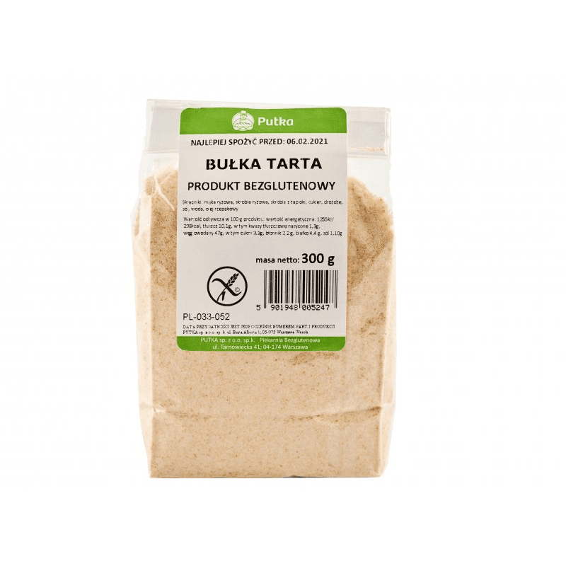 PUTKA Bezglutenowa bulka tarta. 46,63 zl/kg