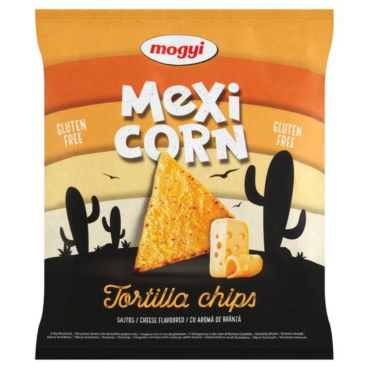 MOGYI MEXICORN Tortilla chipsy o smaku serowym. 39,89 zl/kg