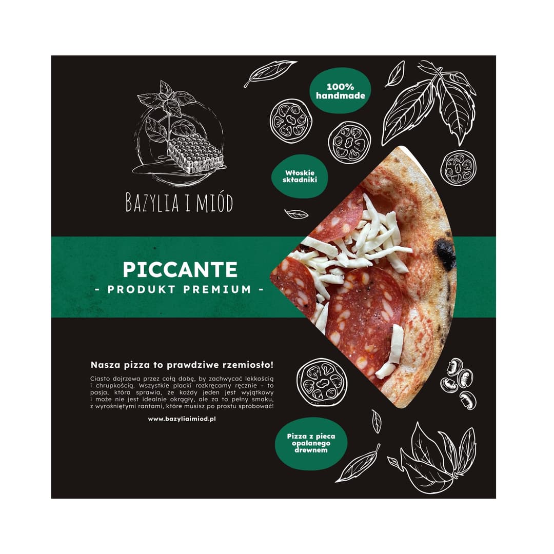BAZYLIA I MIOD Pizza Piccante. 83,31 zl/kg