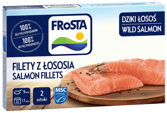 FROSTA Filety z lososia 2 szt. mrozone. 113,28 zl/kg