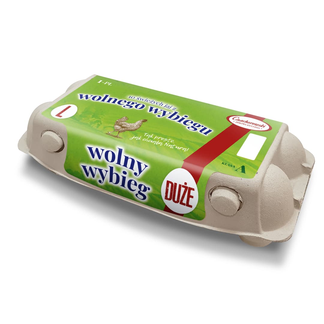CZACHOROWSKI Jaja z wolnego wybiegu rozmiar L 10 szt.. 1,30 zl/szt.