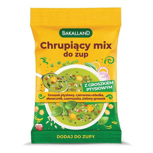 BAKALLAND Chrupiacy Mix do zup z groszkiem ptysiowym. 83,87 zl/kg