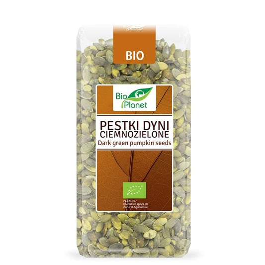 BIO PLANET Pestki dyni ciemnozielone BIO. 63,69 zl/kg