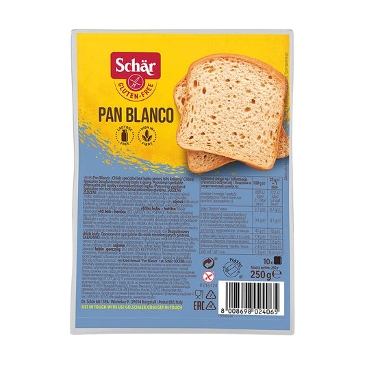 SCHAR Chleb bialy Pan Blanco bezglutenowy. 30,36 zl/kg