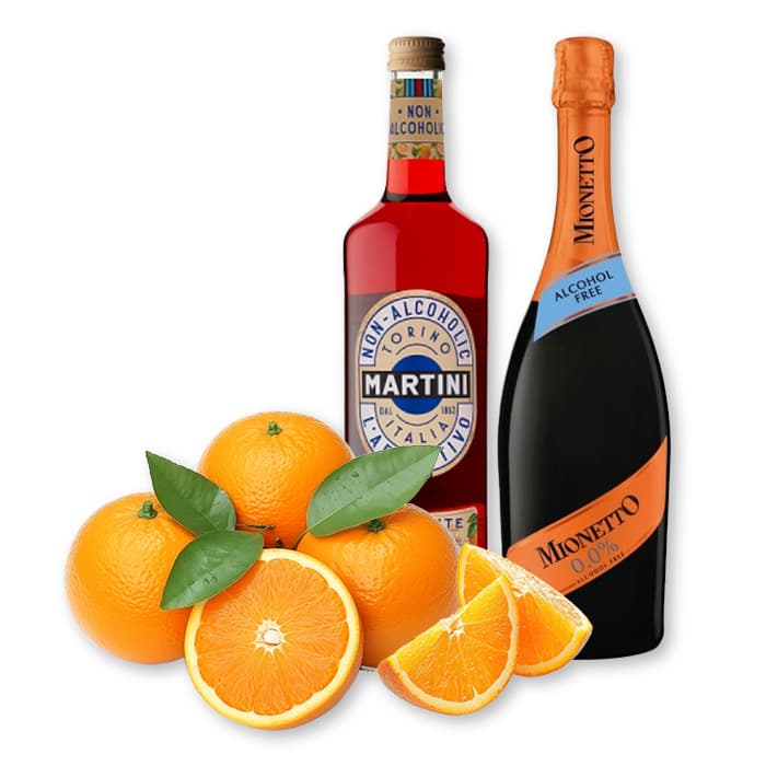 MULTIPAK Martini Vibrante z Prosecco bezalkoholowe.