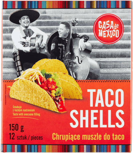 CASA DE MEXICO Taco shells. 79,93 zl/kg