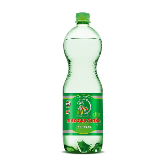 MAZOWSZANKA Woda zrodlana gazowana. 1,06 zl/l