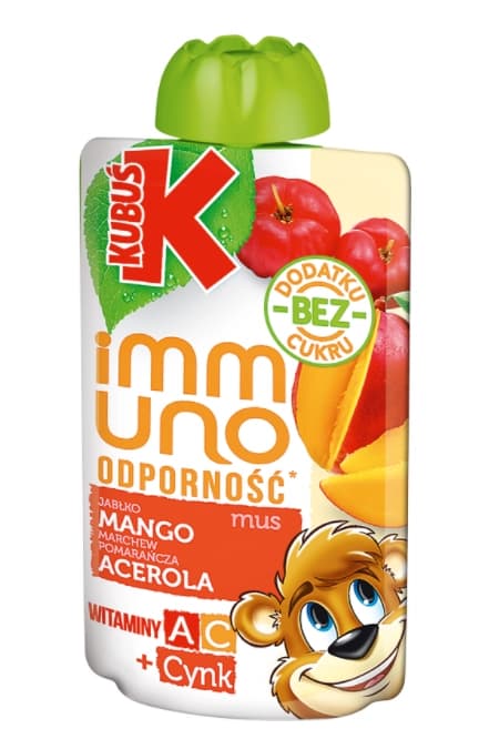 KUBUS Immuno mus mango-acerola. 23,90 zl/kg