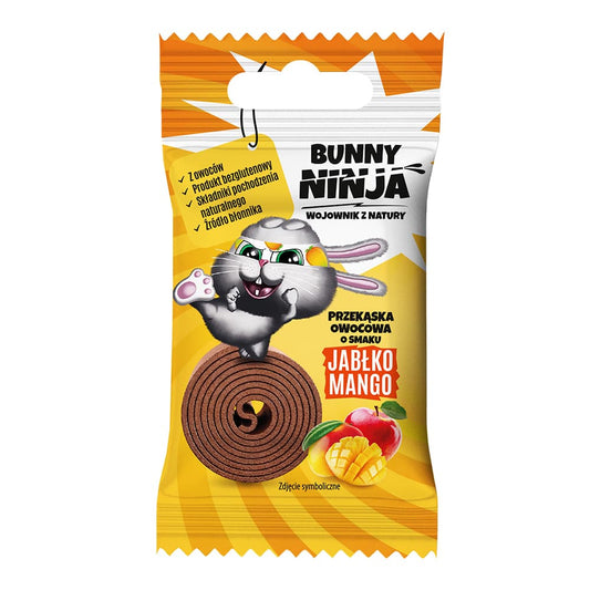 BUNNY NINJA Przekaska owocowa o smaku jablko-mango. 152,67 zl/kg