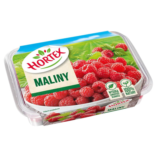 HORTEX Maliny mrozone. 74,96 zl/kg