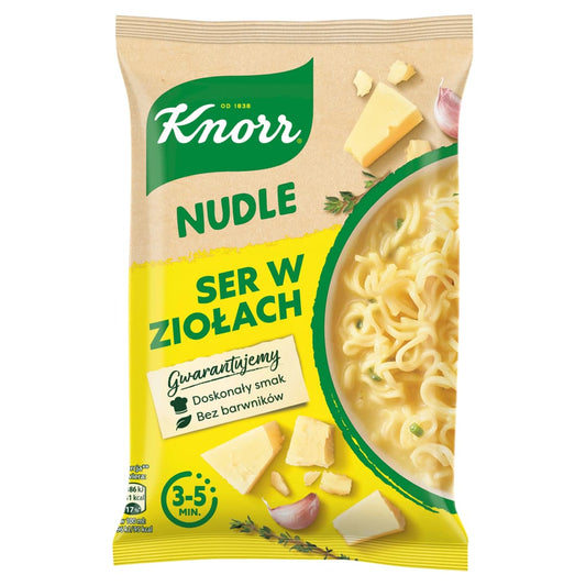 KNORR NUDLE Ser w ziolach. 44,10 zl/kg