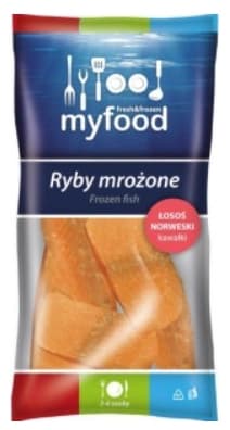 MYFOOD Losos norweski kawalki mrozone. 98,42 zl/kg