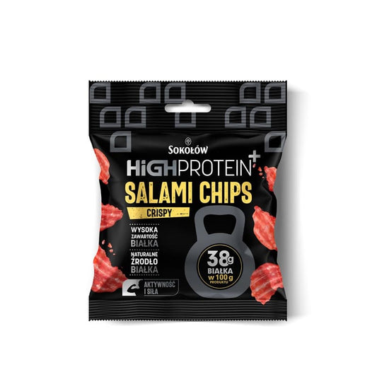 HIGH PROTEIN Chipsy salami crispy. 247,60 zl/kg