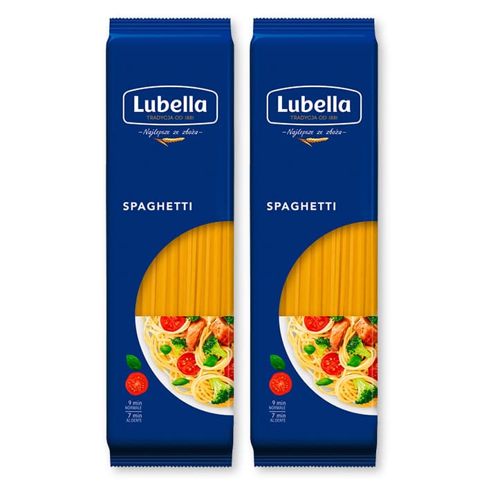 LUBELLA Makaron spaghetti x2.