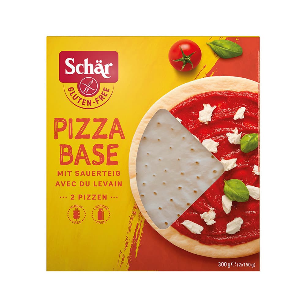 SCHAR Spody do pizzy bezglutenowe 2x150g. 63,30 zl/kg