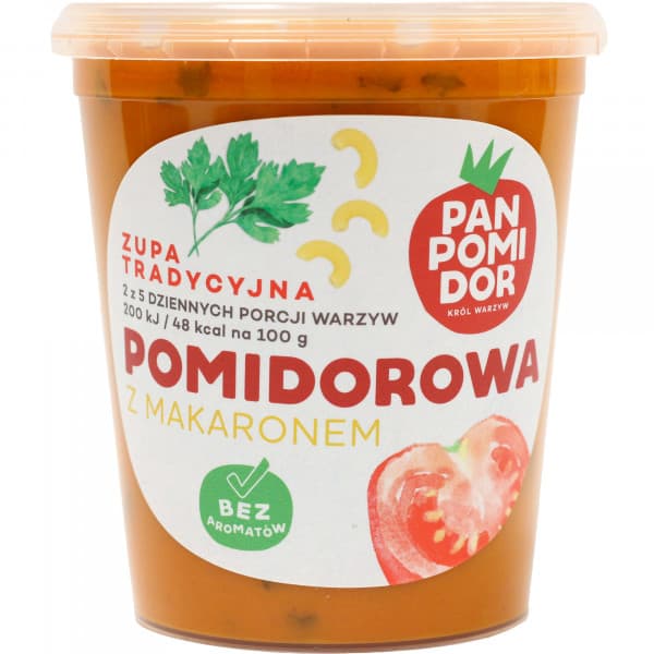 PAN POMIDOR Zupa pomidorowa z makaronem. 18,98 zl/kg