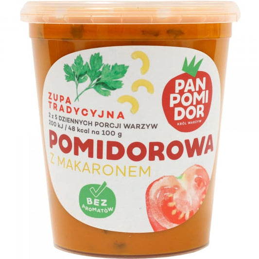 PAN POMIDOR Zupa pomidorowa z makaronem. 18,98 zl/kg