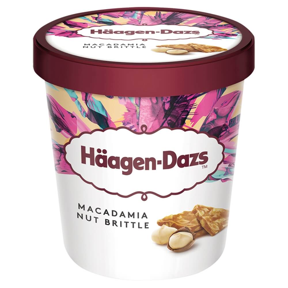 HAAGEN DAZS Lody waniliowe z kawalkami orzechow makadamia. 41,72 zl/l
