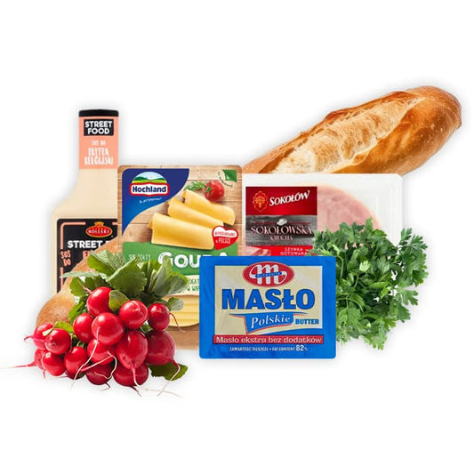 MULTIPAK Zestaw na grzanki z szynka i serem.