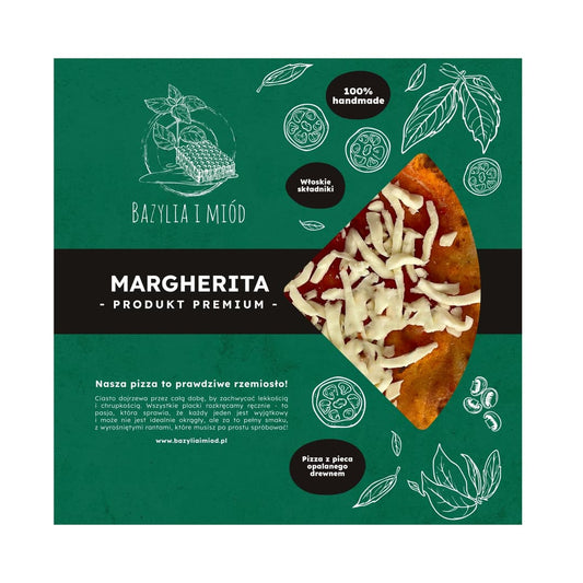 BAZYLIA I MIOD Pizza Margherita. 78,23 zl/kg