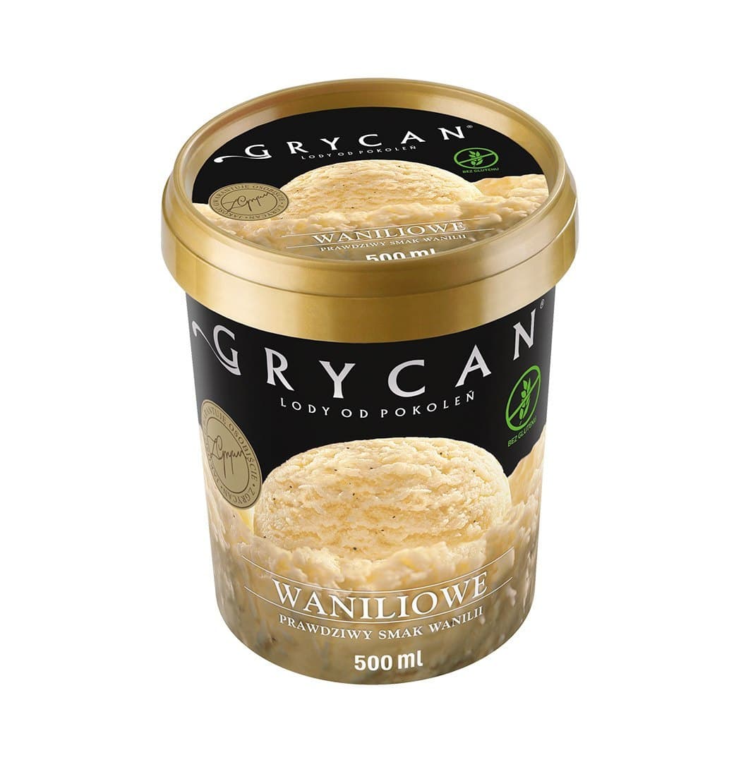 GRYCAN Lody waniliowe. 30,58 zl/l