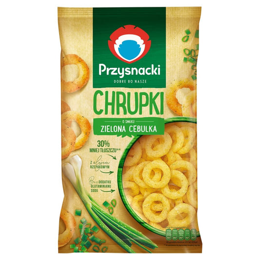 PRZYSNACKI Chrupki o smaku zielonej cebulki. 49,21 zl/kg