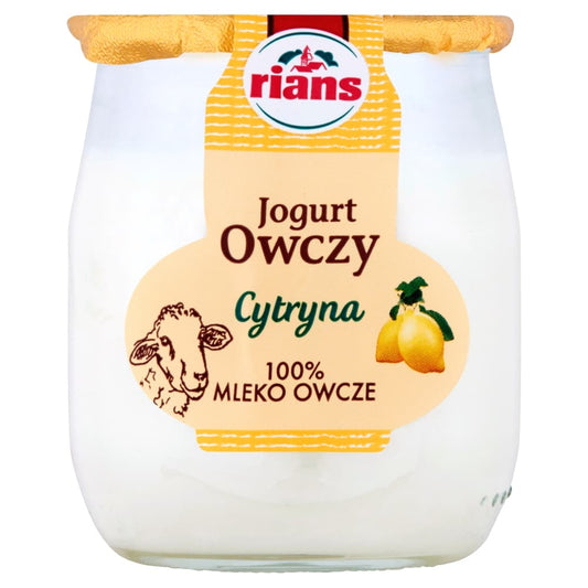 RIANS Jogurt owczy cytrynowy. 62,52 zl/kg