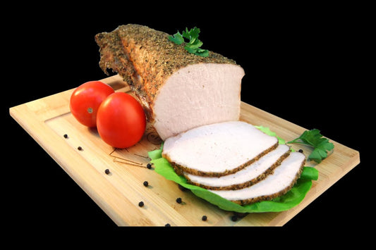 WIERZEJKI Schab pieczony z majerankiem w plastrach. 67,59 zl/kg